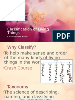 Classification of Living Things