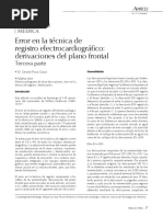 Errores en La Técnica de Registro Electrocardiográfico