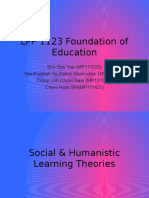 Social Humanistic Learning Theories