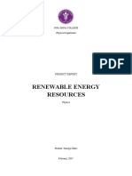 Renewable Energy Resources