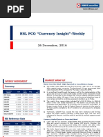 HSL PCG "Currency Insight"-Weekly: 26 December, 2016