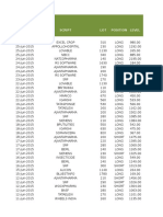 Track Sheets Cash