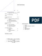 Baby Thesis Format