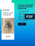 PDF Livre Choc Sortez de L Illusion Et Devenez Dieu French Edition FREE BOOK ONLINE PDF