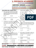 Neet - 2 Test Series Properties of Matter and Fluid Mechanics 3