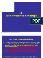 Basic Procedures at Outcrops PDF