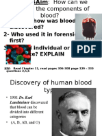 Describe The Components of Blood?