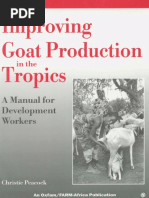 Improving Goat Production in The Tropics: A Manual For Development Workers