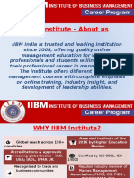 IIBM Institute Presentation