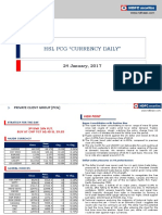 HSL PCG "Currency Daily": 24 January, 2017