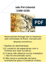 O Período Pré-Colonial