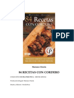 Orzola Mariano - 84 Recetas Con Cordero