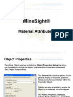 MineSight Material Attributes