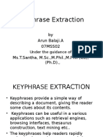 Keyphrase Extraction (3rd Review)