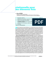 Approche Variationnelle Pour La Méthode Des Éléments Finis PDF