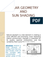 Solar Geometry AND Sun Shading