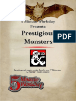 Prestigious Monsters PDF