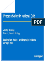 Process Safety in National Grid: Jeremy Bending