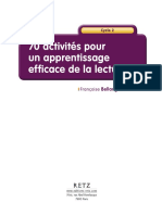 Extrait 70 Activites Pour Un Apprentissage Efficace de La Lecture RETZ