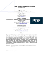 A Life-Cycle System Dynamics Model of Aircraft-Engine Maintenance