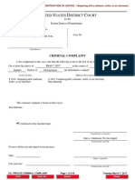 FEDERAL PRIVATE CRIMINAL COMPLAINT - in U.S. EASTERN District of Pennsylvania NOTARIZED On March 7, 2017