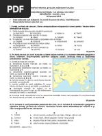 Subiect Si Barem - Clasa A VII-A