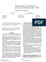 ACI 117 (R2002) Specs-Tolerances-Concrete Construction & Materials