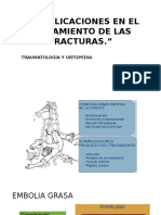 Complicaciones en El Tratamiento de Las Fracturas