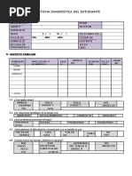 Ficha Diagnóstica Del Estudiante