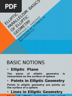 Elliptic Geometry