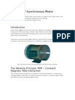 Working of Synchronous Motor