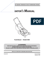 Perator S Anual: Push Mower - Model 54M