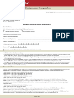 Nri Savings Account Downgrade Form