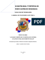 Diseño y Analisis de Un Sistema de Control Analogico para Seguimiento Solar Final