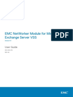 Emc Networker Module For Microsoft For Exchange Server VSS: User Guide