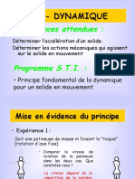 M5 - Dynamique: Compétences Attendues