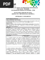 Fichamento Políticas e Gestão Da Educação Básica No Brasil: Limites e Perspectivas