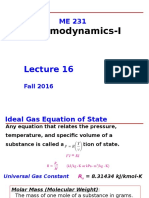 Thermodynamics-I: Fall 2016