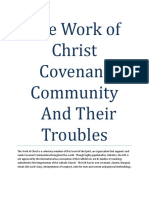 The Work of Christ Covenant Community and Their Troubles