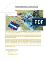 IOT Based Air Pollution Monitoring System Using Arduino