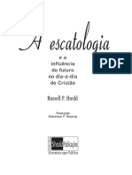 Livro Ebook Escatologia e A Influencia Do Futuro No Dia A Dia Do Cristao PDF