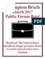 Public FOrum Debate MArch 2017 Champions Brief