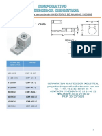 Catalogo Zapatas de Aluminio y Zapatas Electricas