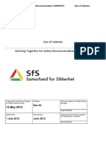 Working Together For Safety Recommendation 036N/2012 Use of Habitats