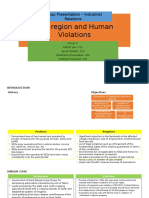 SEZ Region and Human Violations: Group Presentation - Industrial Relations