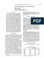 Oxidation and Quality of Soybean Oil - A Preliminary Study of Anisidine Test