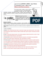 Exercícios 9º Ano Química