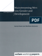 Mainstreaming Men Into Gender and Development: Debates, Reflections, and Experiences