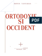 Christos Yannaras-Ortotodoxie Şi Occident - Editura Bizantină (1995)