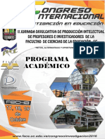 Programa Congreso I Intenacional VD-1